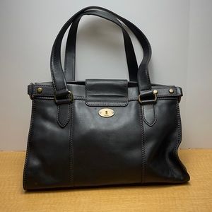Black leather Fossil bag purse ZB5410 beautiful!